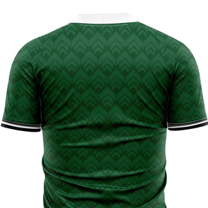 Vente en gros de vêtements de sport tendance, maillot de football à manches courtes 100% polyester, séchage rapide, respirant, nom d'équipe personnalisé - Product Image 6