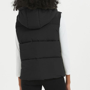 Best Quality <b>Women's</b> Waterproof Winter <b>Vest</b> Sleeveless Hooded Street Wear with Zipper Closure for Outer Wear - Product Image 2