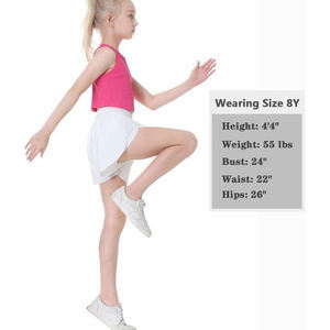 Mujeres Fitness Sportswear Yoga Shorts con bolsillos Chica Medias de cintura alta Pantalones cortos para correr - Product Image 5