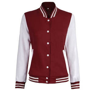 Casual Sport Mujeres Windbreaker Varsity Chaquetas Nuevo Precio Barato Cómodo Tela Mujeres Varsity Chaquetas - Product Image 6
