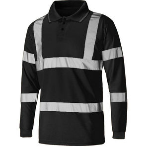 High Quality 100% Polyester Long Sleeve High Visibility Construction Work <b>Shirt</b> Safety Reflective High Visibility <b>Shirt</b> for <b>Men</b> - Product Image 5