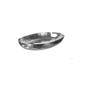 Plato para servir desayuno y aperitivos Bandeja para servir de forma redonda de aluminio fundido duradero disponible para restaurantes y cafeterías - Product Image 5