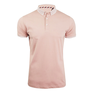 Camiseta informal de piqué de Golf de algodón 100% para hombre, precio al por mayor, manga corta para Polo, Top en tela de lona lisa - Product Image 1