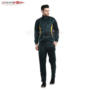 Chándal de poliéster con capucha para hombre, con cremallera completa y pantalones estilo jogger, transpirable, ligero, duradero, para entrenamiento y uso diario. - Product Image 4