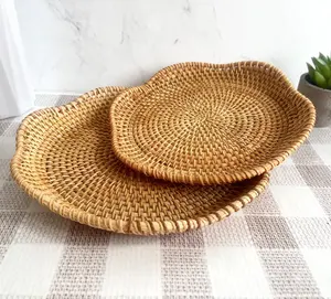 Новое поступление, замечательное прочное плетеное Плетеное украшение из ротанга для кухни и гостиной