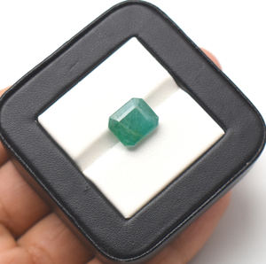 AA คุณภาพ5.20 CTS มรกตธรรมชาติ11.5X9.5mm แปดเหลี่ยมตัดเครื่องประดับงบมรกตจี้แหวนอัญมณีหลวม - Product Image 6