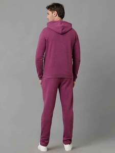 Trajes deportivos de diseño personalizado para hombre, conjunto de entrenamiento y jogging, corte ajustado, 100% algodón, sudaderas con capucha y pantalones para hombre - Product Image 2