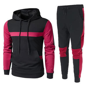 Conjunto de chándal de poliéster para hombre con logotipo personalizado bordado, Jersey transpirable, ropa deportiva de invierno GSM 450 - Product Image 4