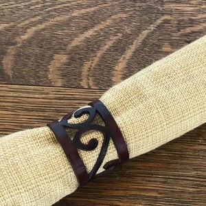 แหวนผ้าเช็ดปากโลหะอเนกประสงค์ อุปกรณ์ตกแต่งสำหรับงานเลี้ยงอาหารค่ำประจำวัน งานเฉลิมฉลองต่างๆ - Product Image 1