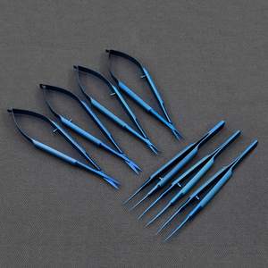 Ciseaux micro-ophtalmiques Castroviejo pour capsule cornéenne, en acier inoxydable, manuels, haute qualité, instrument oculaire de classe II - Product Image 2