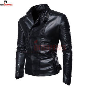 Veste en cuir homme personnalisée de qualité la plus populaire fabriquée au Pakistan Vestes en cuir de moto de qualité supérieure pour hommes - Product Image 2