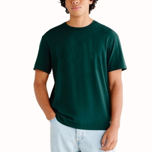 T-shirts d'été pour hommes 100% coton respirant et à séchage rapide Stock de gros Couleurs aléatoires dans la mode réutilisée - Product Image 1