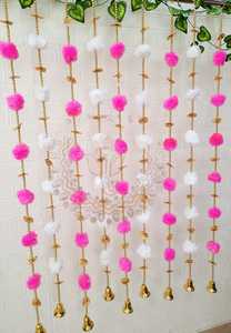 Guirnalda de flores rosas de jazmín artificial de Color blanco hecho a mano indio para Decoración Bodas Eventos Fiestas - Product Image 4