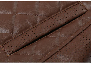 Chaqueta de cuero para hombre de Otoño Invierno 2025, chaqueta informal de moda con cuello levantado para motocicleta, abrigos de cuero PU ajustados de alta calidad para hombre - Product Image 3