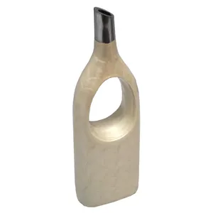 Jarrón de Piso de Hierro de Lujo Moderno Hecho a Mano, Diseño Costero, Artesanía Artística, Jarrón de Flores Exclusivo Terminado, Mayorista Zahid Exports - Product Image 1