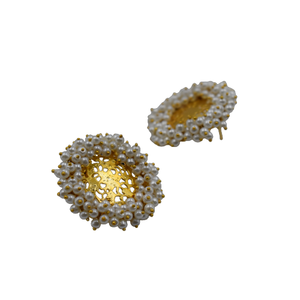 Stylish Design Fashionable Jewelry Best Brass Material and Gold-plated <b>Mother</b> of Pearl Stud Earring for Girls and Women - Product Image 3