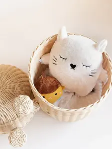 Cesta de almacenamiento de cactus de ratán carismático, cesto de guardería de cactus de ratán asequible para sala de juegos - Product Image 2