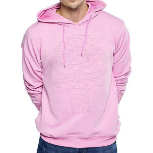 Sudadera con Capucha Personalizada OEM para Hombre, Diseño en Relieve 3D, Cierre de Cremallera, Felpa Premium de Algodón, Estilo Urbano, Talla Grande, Ecológica - Product Image 6