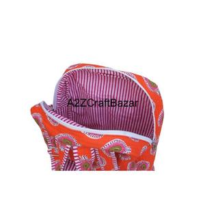 กระเป๋าเป้สะพายหลังผ้าฝ้ายสำหรับเด็กวัยหัดเดินลายดอกไม้ขนาดใหญ่กระเป๋านักเรียนสำหรับเด็กก่อนวัยเรียนมีซิปปิดด้วยการใช้ถนนนุ่มของขวัญนักเรียน - Product Image 6