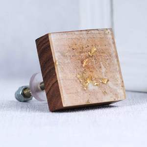Bouton de meuble en bois carré multicolore fait à la main Boutons en marbre les plus vendus avec une taille de forme de couleur personnalisée Fabriqué en Inde Article - Product Image 5