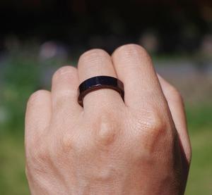 Premium Handmade Polished Wood Resin Ring Natural <b>Wooden</b> Inlay Colorful Angel Theme Modern Unique Unisex Wall Signs Wedding <b>Gift</b> - Product Image 6