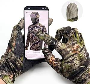 Gants de chasse tactiques pour hommes avec poignets réglables en tissu respirant et prise en main solide pour les sports de plein air Marque personnalisée - Product Image 4