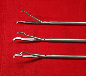 Ensemble de pinces Debakey Satinsky, instruments chirurgicaux manuels de haute qualité, tige de 5 mm et 10 mm en acier métallique - Product Image 1