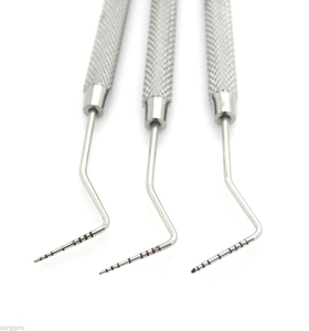 Juego de sondas periodontales Bone Bridge William, 3 colores, recubiertas, reutilizables, manuales, con certificación CE, clase I, para rellenos dentales - Product Image 2