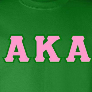 Sudadera Personalizada AKA con Cuello Redondo en Verde Kelly y Letras Griegas en Rosa, Sudadera de Felpa para Hermandad - Product Image 6