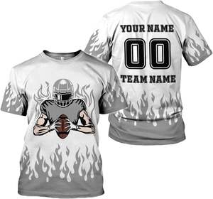 Camiseta de fútbol americano clásica personalizada de alta calidad, fabricantes de camisetas de fútbol callejero con sublimación transpirable, camiseta de equipo - Product Image 6