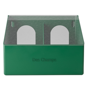 Mangeoire à pigeons montée avec barre de support solide et 2 compartiments pour faciliter l'accès aux recharges d'alimentation - Product Image 2