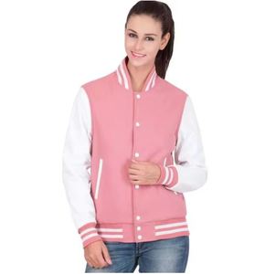 Femmes décontracté laine varsity vestes grande taille patchs personnalisés Chenille broderie conceptions soie hiver coton teint Baseball court - Product Image 1