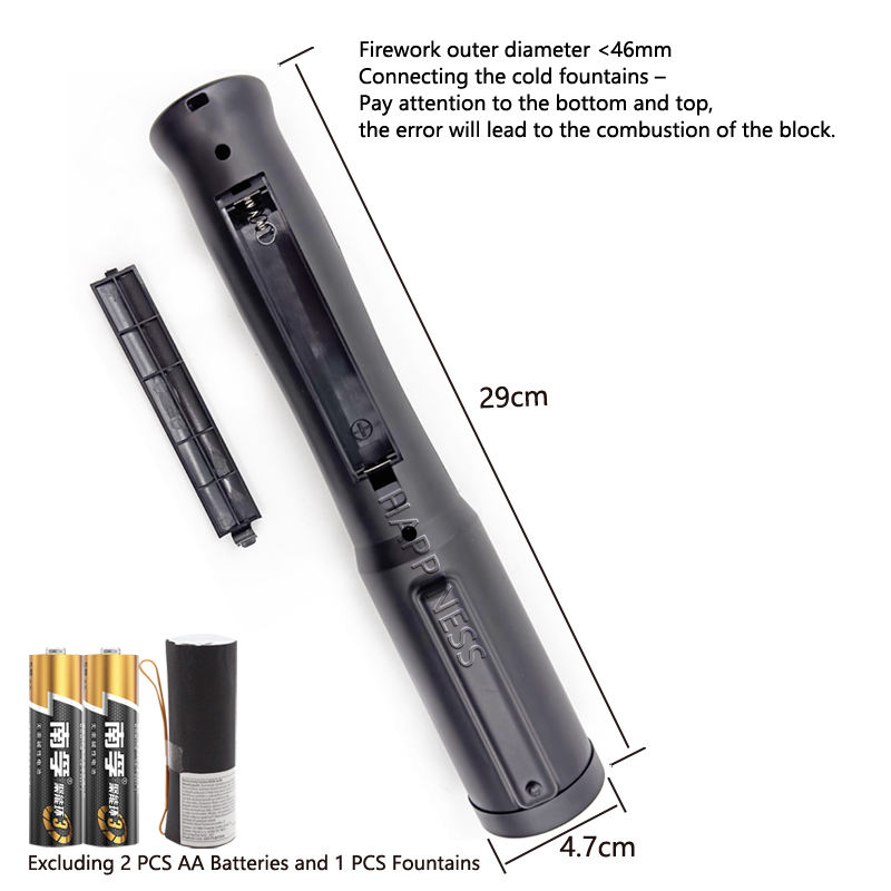 Hand Held Pyro Hand Held Cold Pyro Shooter Reusable Wedding Cold Pyro Fireworks Stage ...