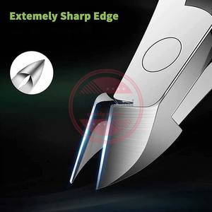 Pince à cuticules Lames tranchantes Pince à cuticules à double ressort - Product Image 4