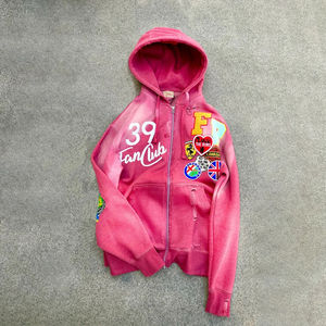 Chaqueta de Invierno Personalizada para Hombre, Talla Grande, Bordado Vintage, Algodón Grueso, Sudadera con Capucha Extra Grande con Cierre - Product Image 2