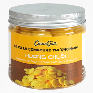 Alta calidad HALAL Cacao Botón Banana Chocolate OEM/ODM Forma sólida Alimentos Dulces Venta al por mayor Buen precio - Product Image 1