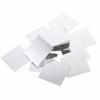 Tuiles murales en miroir acrylique autocollantes carrées arrondies en gros pour la décoration intérieure, le bricolage et l'ornement de salle de bain