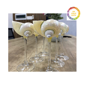 Taza de tendencia caliente, taza superventas, vasos populares, taza de concha decorativa para vino, copa de concha marina Natural hecha a mano - Product Image 2