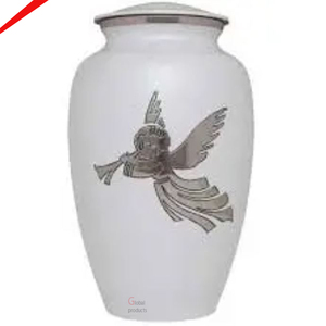 Top Designed for <b>Table</b> Decorative Wholesale Super Selling Adult Cremation Urn With Flower Design - Product Image 2