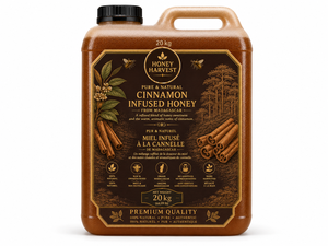 <b>Honey</b> Harvest Cinnamon Infused <b>Honey</b> 20kg Pure Natural Raw From Madagascar No Additives Bulk Packaging Premium Quality 80% Brix - Product Image 1