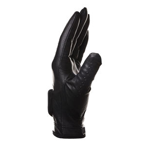 Gants de golf noirs antidérapants en cuir de mouton Cabretta avec logo en caoutchouc pour gaucher et droitier, vente en gros - Product Image 3