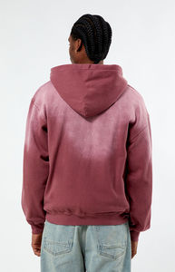 Faded Zip up Acid Wash Hoody 100% algodón 400Gsm Boxy Fit Hoodie Acid Washed Men's Plus Size Crooped Men's Hoodies Servicio OEM - Product Image 2