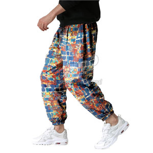 Pantalon de jogging OEM décontracté en toile imprimée sur toute la surface, motif personnalisé, tissu de haute qualité, coupe mi-haute, pour la meilleure vente - Product Image 2