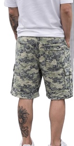 <b>Men</b>’s Distressed Denim <b>Shorts</b> Streetwear Style with Embroidery <b>Patch</b> & Rhinestone Design - Product Image 2