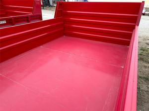 Semirremolque de Acero de Alta Calidad con Volquete Hidráulico, Remolque de Plataforma Plana Duradero con Motor, Multifuncional, Garantía de 3 Años - Product Image 4