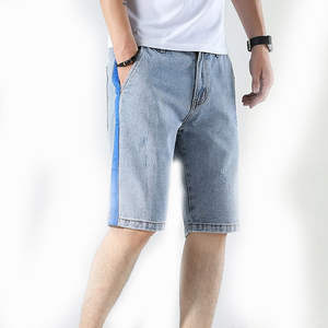 Shorts en jean déchirés personnalisés à prix avantageux, streetwear décontracté, respirant, taille mi-haute, fermeture à boutons pour l'été et les activités de plein air - Product Image 3