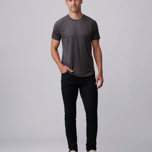 Unisex 180g verano Oversize algodón camiseta lavado ácido DTG estampado Vintage Logo 31 colores transpirable cuello redondo 100% algodón hombres - Product Image 5