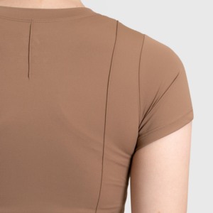 Crop top de fitness beige Align - Product Image 5