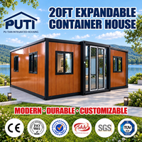 Maison conteneur élégante et personnalisable de 20 et 40 pieds, à structure en acier, économe en énergie, avec conception de logement sur mesure et isolation extensible