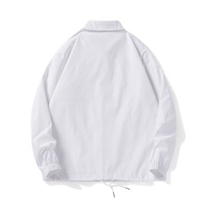 Venta al por mayor de chaqueta de los entrenadores de los hombres en blanco logotipo personalizado Tallaje Grande de los hombres chaqueta de los entrenadores Chaqueta cortavientos chaqueta de nieve - Product Image 4